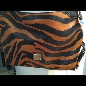 Dooney and Bourke leather tiger handbag